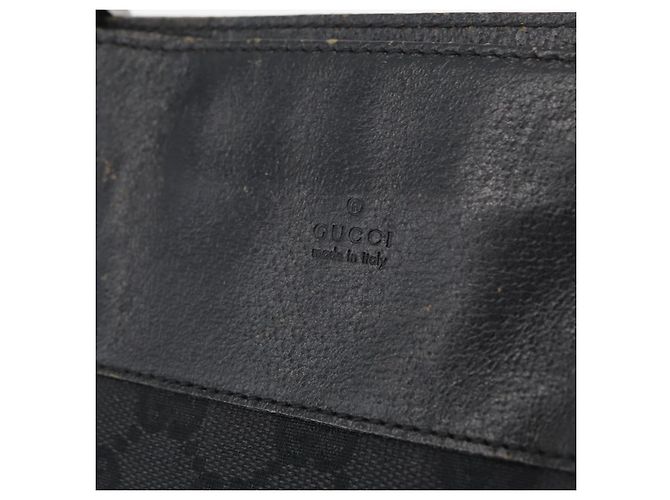 Borsa a Spalla GG Canvas Gucci Nera Argento 27639 Auth ARZ435 Nero - vista 17