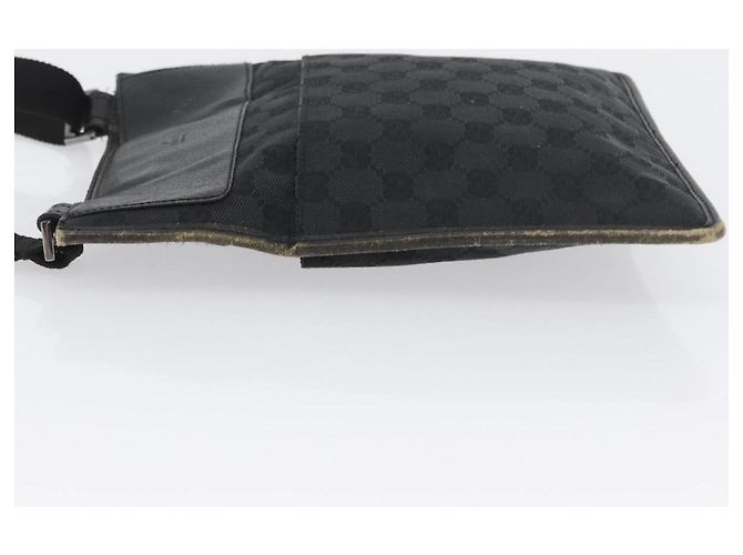 Borsa a Spalla GG Canvas Gucci Nera Argento 27639 Auth ARZ435 Nero - vista 4