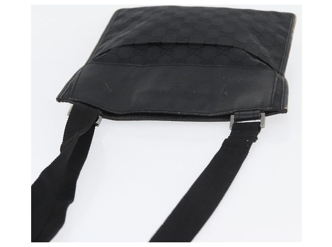 Borsa a Spalla GG Canvas Gucci Nera Argento 27639 Auth ARZ435 Nero - vista 6