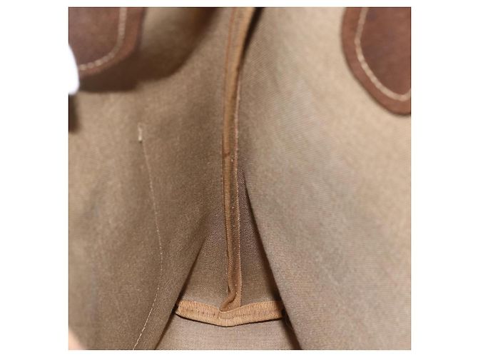 Borsa tote Gucci GG Supreme Web Sherry Line in PVC beige e oro 39 02 003 Auth 174491 - vista 20