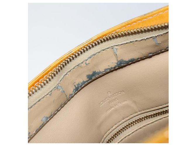 LOUIS VUITTON Sac à main Houston Monogram Vernis Beige M91004 LV Auth 173330 - vue 10