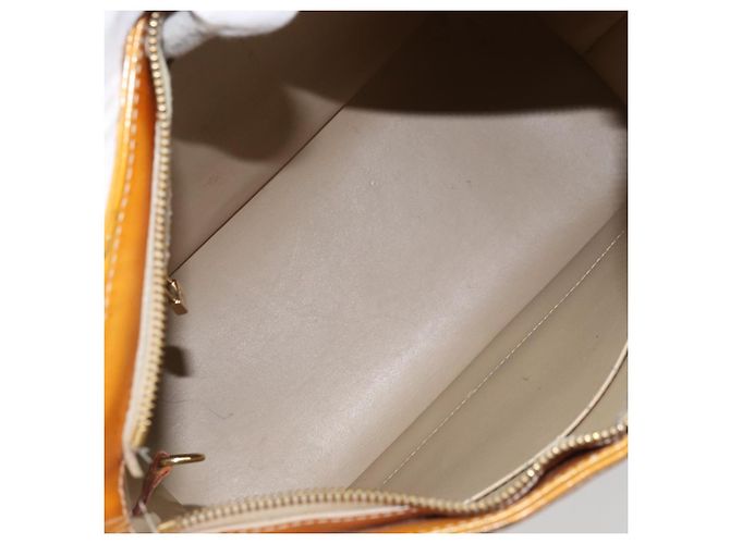 LOUIS VUITTON Sac à main Houston Monogram Vernis Beige M91004 LV Auth 173330 - vue 11