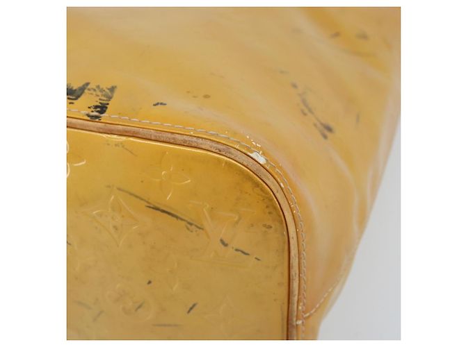 LOUIS VUITTON Sac à main Houston Monogram Vernis Beige M91004 LV Auth 173330 - vue 15