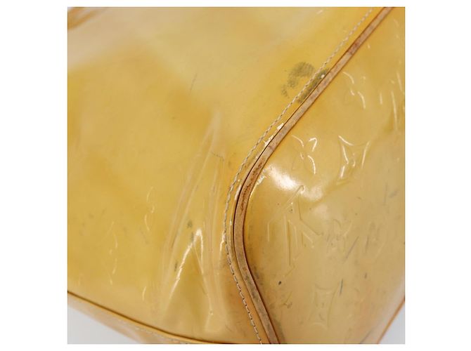 LOUIS VUITTON Sac à main Houston Monogram Vernis Beige M91004 LV Auth 173330 - vue 18