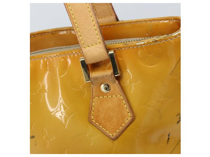 LOUIS VUITTON Sac à main Houston Monogram Vernis Beige M91004 LV Auth 173330 - vue 19