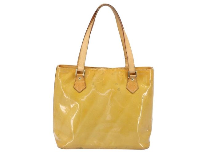 LOUIS VUITTON Sac à main Houston Monogram Vernis Beige M91004 LV Auth 173330 - vue 2