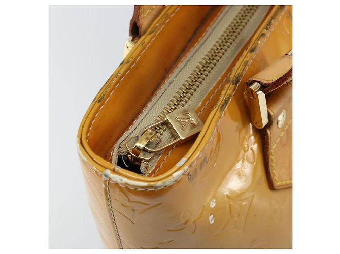 LOUIS VUITTON Sac à main Houston Monogram Vernis Beige M91004 LV Auth 173330 - vue 20