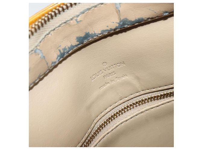 LOUIS VUITTON Sac à main Houston Monogram Vernis Beige M91004 LV Auth 173330 - vue 21