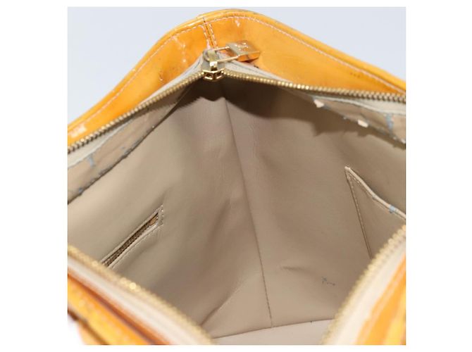 LOUIS VUITTON Sac à main Houston Monogram Vernis Beige M91004 LV Auth 173330 - vue 22