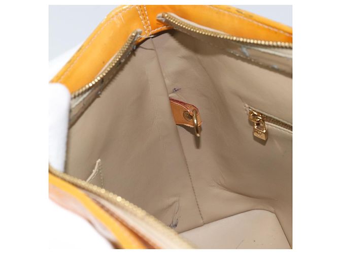 LOUIS VUITTON Sac à main Houston Monogram Vernis Beige M91004 LV Auth 173330 - vue 23