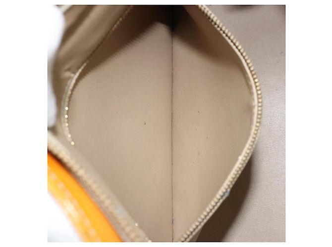 LOUIS VUITTON Sac à main Houston Monogram Vernis Beige M91004 LV Auth 173330 - vue 25