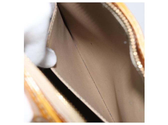 LOUIS VUITTON Sac à main Houston Monogram Vernis Beige M91004 LV Auth 173330 - vue 26