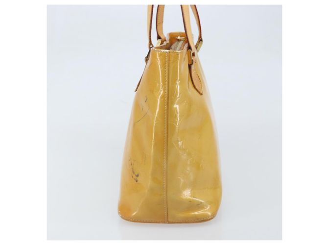 LOUIS VUITTON Sac à main Houston Monogram Vernis Beige M91004 LV Auth 173330 - vue 4