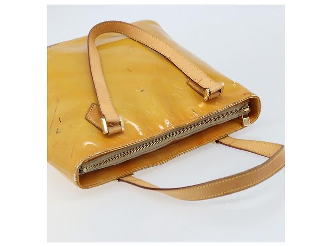 LOUIS VUITTON Sac à main Houston Monogram Vernis Beige M91004 LV Auth 173330 - vue 6