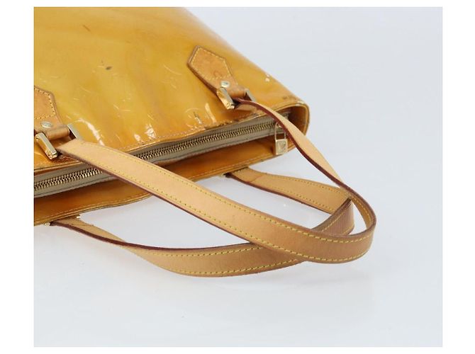 LOUIS VUITTON Sac à main Houston Monogram Vernis Beige M91004 LV Auth 173330 - vue 7