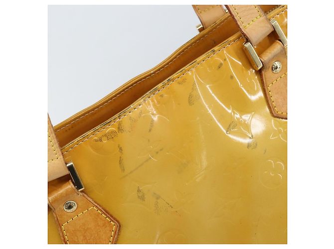 LOUIS VUITTON Sac à main Houston Monogram Vernis Beige M91004 LV Auth 173330 - vue 8