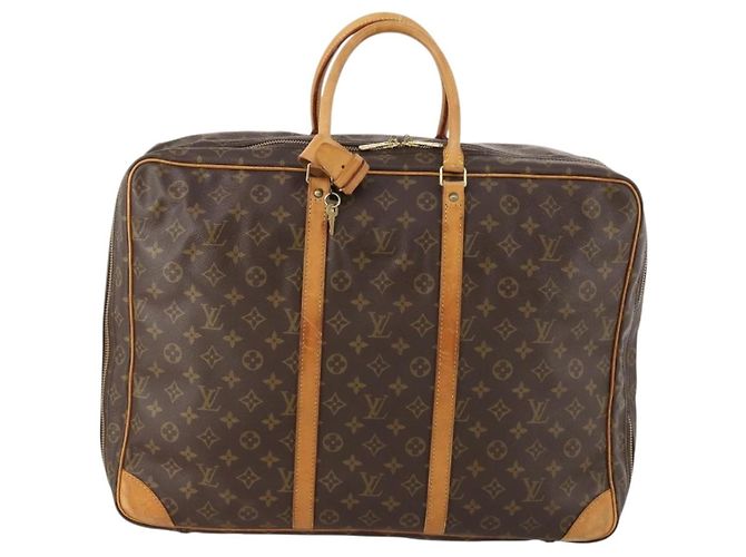 LOUIS VUITTON Sac Boston Monogram Sirius 50 M41406 LV Auth th6617 Monogramme - vue 13