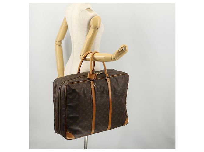 LOUIS VUITTON Sac Boston Monogram Sirius 50 M41406 LV Auth th6617 Monogramme - vue 25