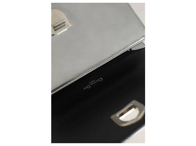 Borsa a Spalla Diorama in Pelle Argento - Ansicht 6