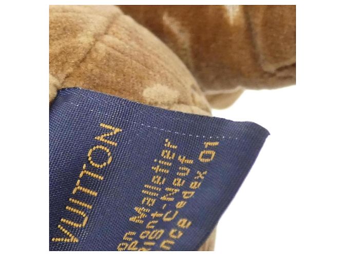 Orsetto di peluche Monogram Louis Vuitton Marrone - vista 8