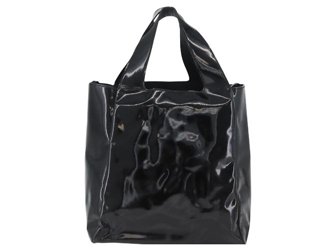 Prada Vintage Lackleder Schwarz - Ansicht 2