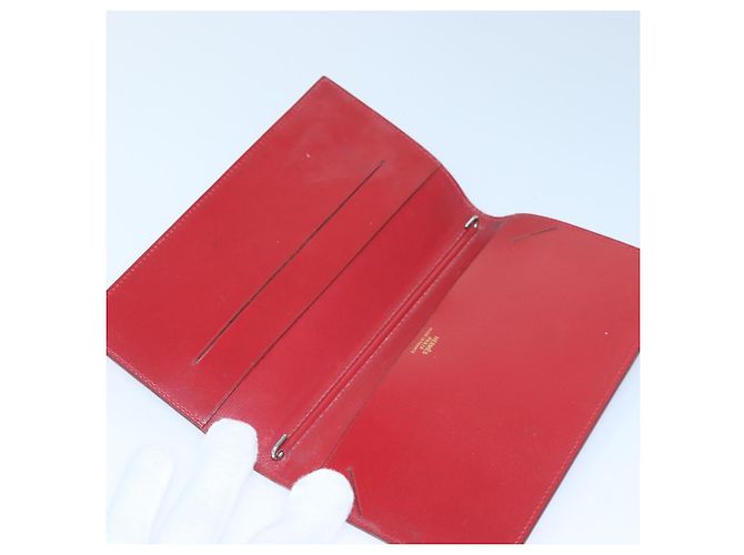 Hermès Hermes Agenda A6 Day Planner Housse Leather Red - view 5