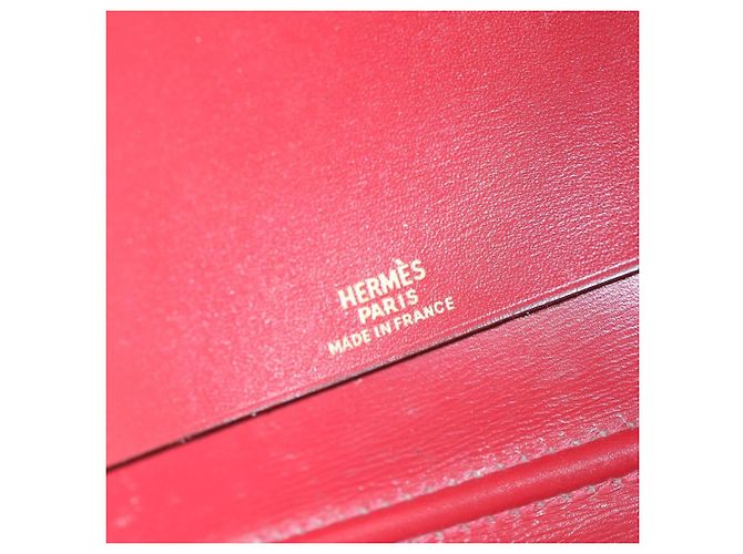 Hermès Hermes Agenda A6 Day Planner Housse Leather Red - view 6