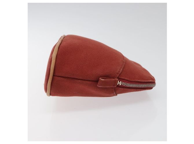 Bolso Bolide de Lona Hermès Roja - vista 3