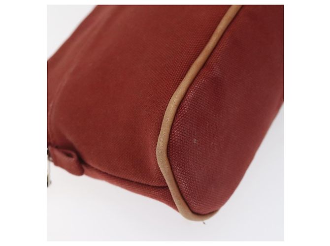 Bolso Bolide de Lona Hermès Roja - vista 7