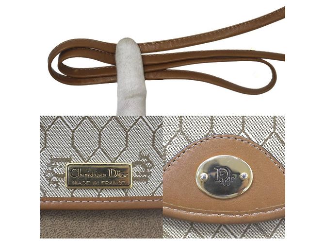 Borsa a Spalla Beige Christian Dior - vista 10
