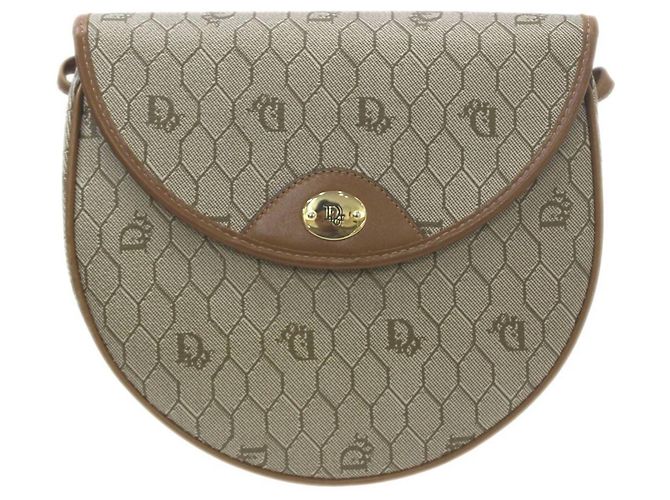 Borsa a Spalla Beige Christian Dior - vista 2