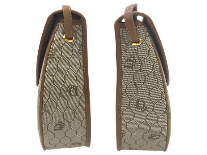 Borsa a Spalla Beige Christian Dior - vista 4