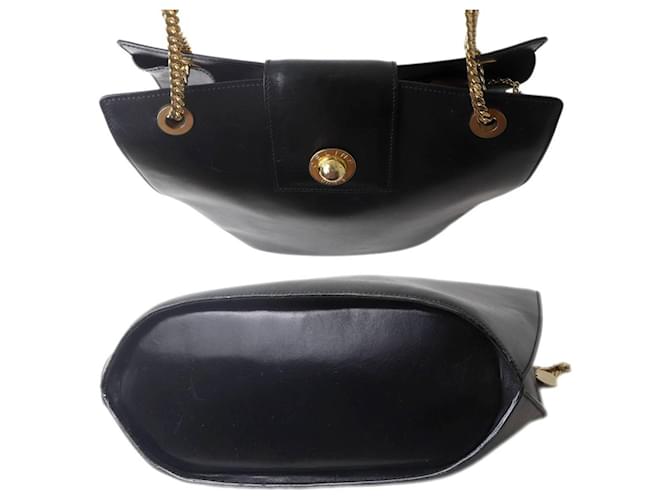 Céline Borsa a Spalla Celine Circle Chain Nero - vista 5