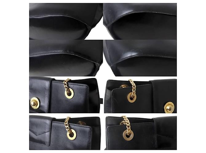 Céline Borsa a Spalla Celine Circle Chain Nero - vista 6