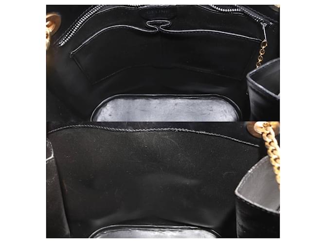 Céline Borsa a Spalla Celine Circle Chain Nero - vista 9