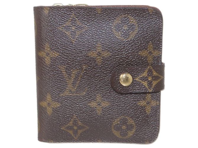 Louis Vuitton Monogram Compact Zip Bi-Fold Geldbörse Monogramm - Ansicht 2