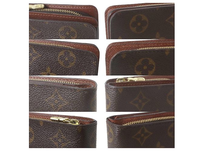 Louis Vuitton Monogram Compact Zip Bi-Fold Geldbörse Monogramm - Ansicht 6