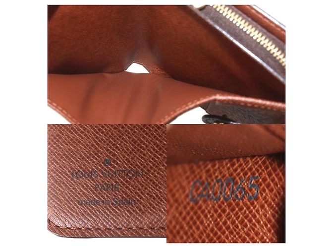 Louis Vuitton Monogram Compact Zip Bi-Fold Geldbörse Monogramm - Ansicht 9