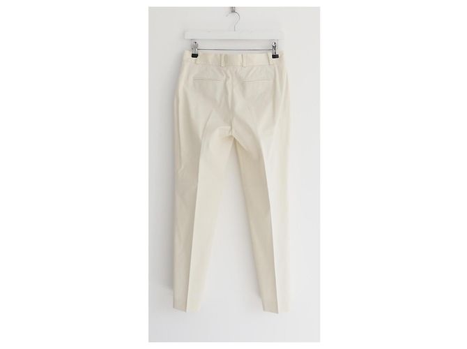 Pantalones de algodón crema Derk Symphony de Loro Piana - vista 3