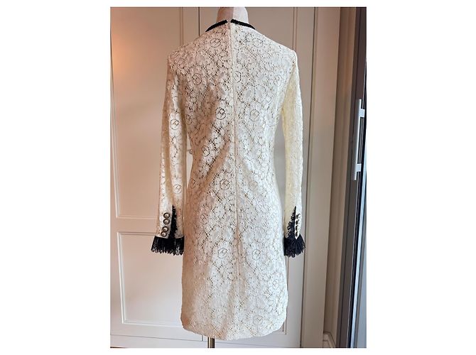 Vestido Gucci Blanco de Algodón - vista 3