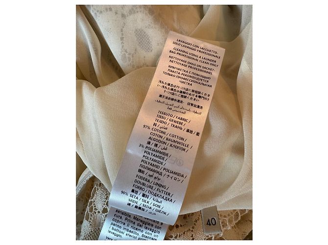 Vestido Gucci Blanco de Algodón - vista 7