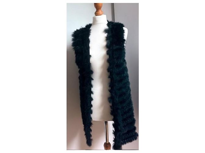 Autre Marque Angelia.L Langer Gilet aus echtem Pelz – Elegantes und zeitloses Stück - Ansicht 3