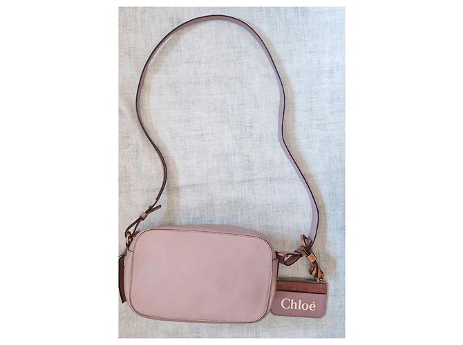 Chloé Sam Mini Schultertasche Desert Mauve – Vintage 2012 Authentisch-Zustand 9/10 Pink - Ansicht 2