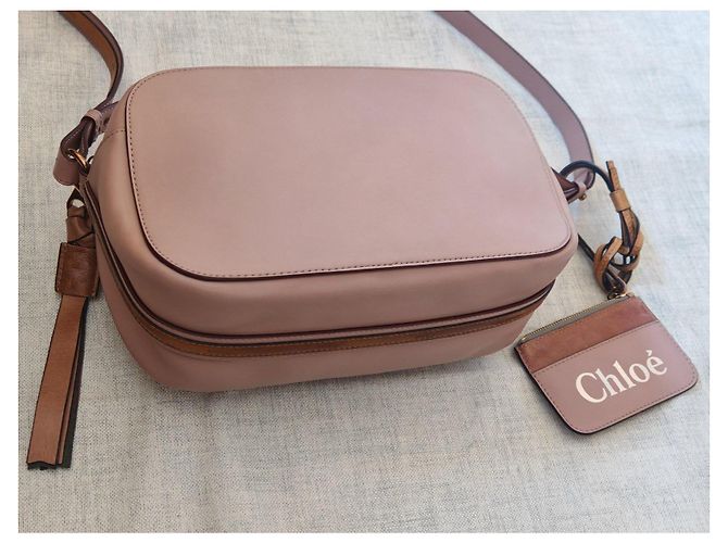 Chloé Sam Mini Schultertasche Desert Mauve – Vintage 2012 Authentisch-Zustand 9/10 Pink - Ansicht 4