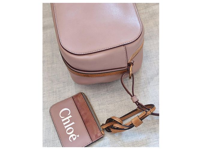 Chloé Sam Mini Schultertasche Desert Mauve – Vintage 2012 Authentisch-Zustand 9/10 Pink - Ansicht 6