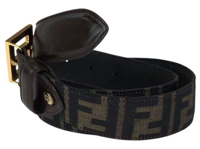 Fendi Zucca FF Logo Gürtel - Ansicht 2