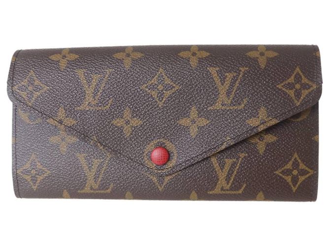 Cartera Larga Josephine de Louis Vuitton Fucsia Monograma - vista 2
