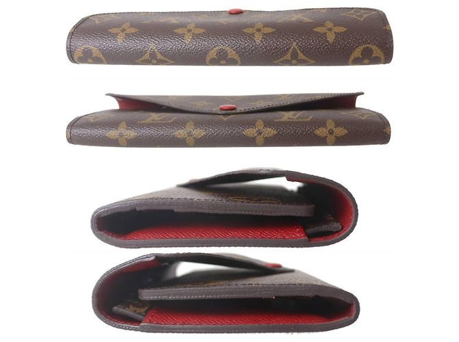 Cartera Larga Josephine de Louis Vuitton Fucsia Monograma - vista 4