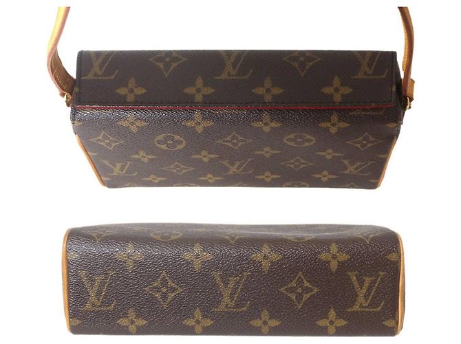 Borsa Louis Vuitton Recital in Monogramma Marrone - vista 5