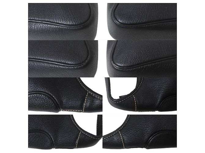 Borsa a spalla in pelle nera Salvatore Ferragamo Nero - vista 6